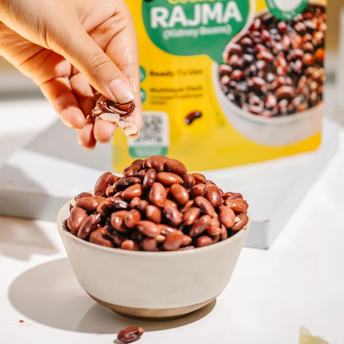 Perfectly Cooked Rajma (Kidney Beans) | Soaked & Boiled, Ready To Eat