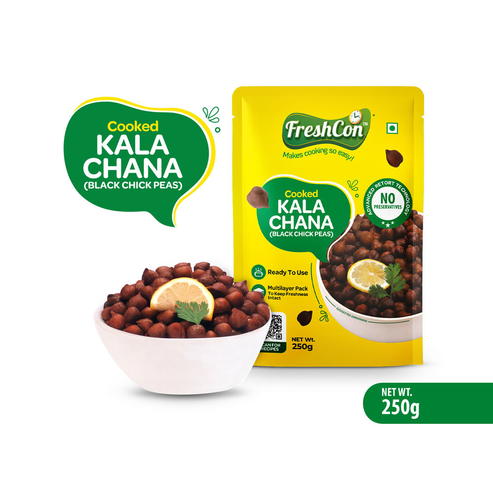 Cooked Kala Chana