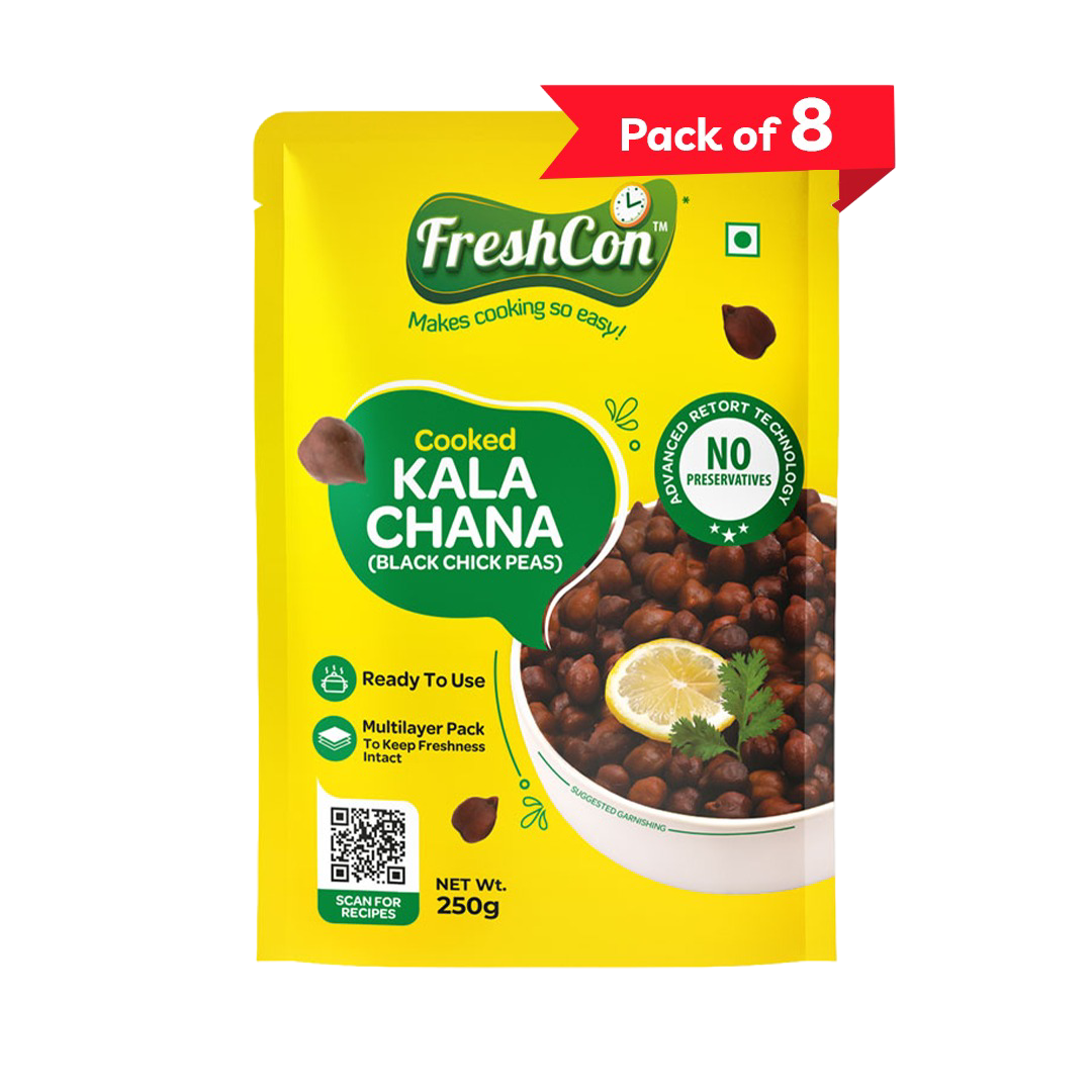 Cooked Kala Chana