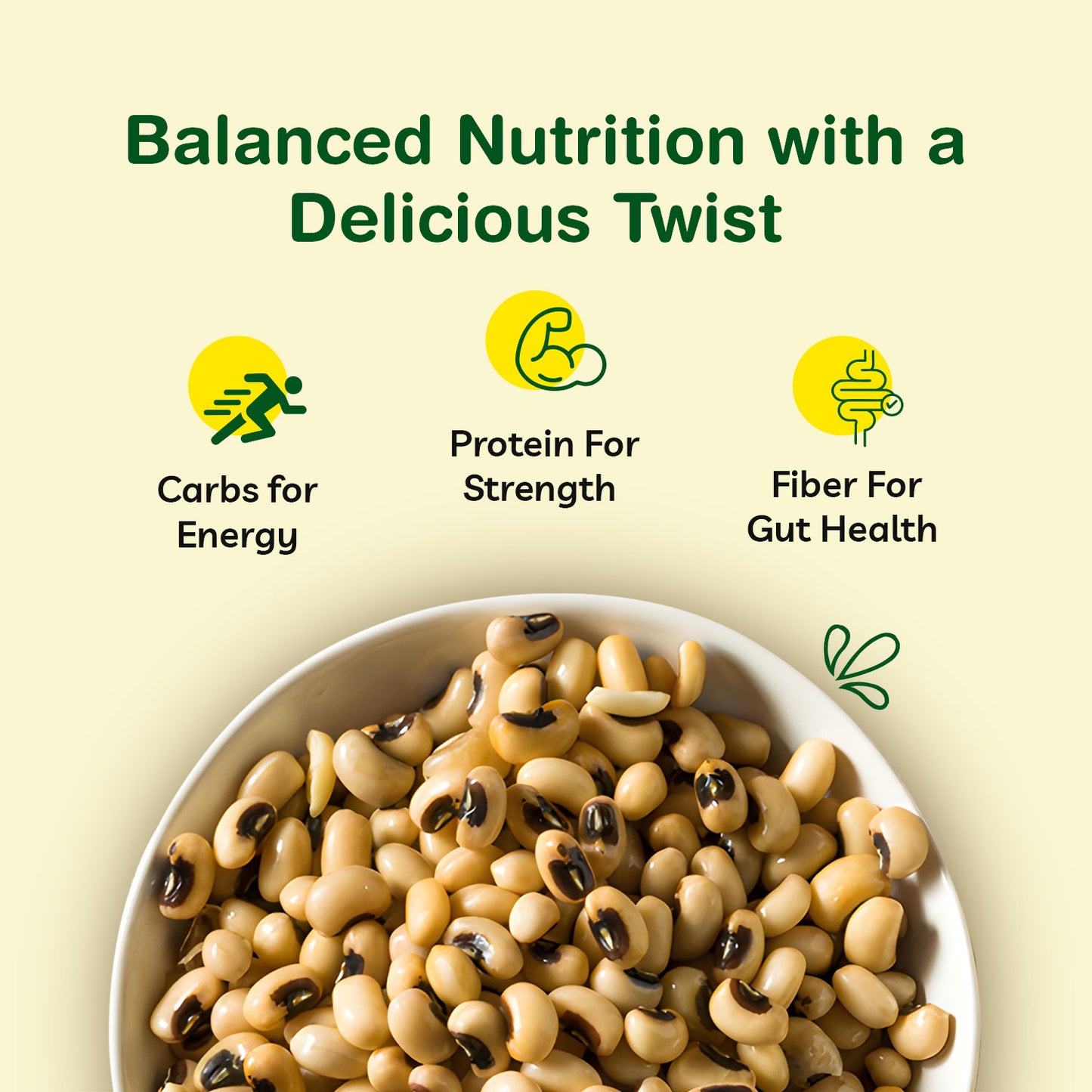 Perfectly Cooked Lobia (Cowpeas) | Soaked & Boiled, Ready To Eat