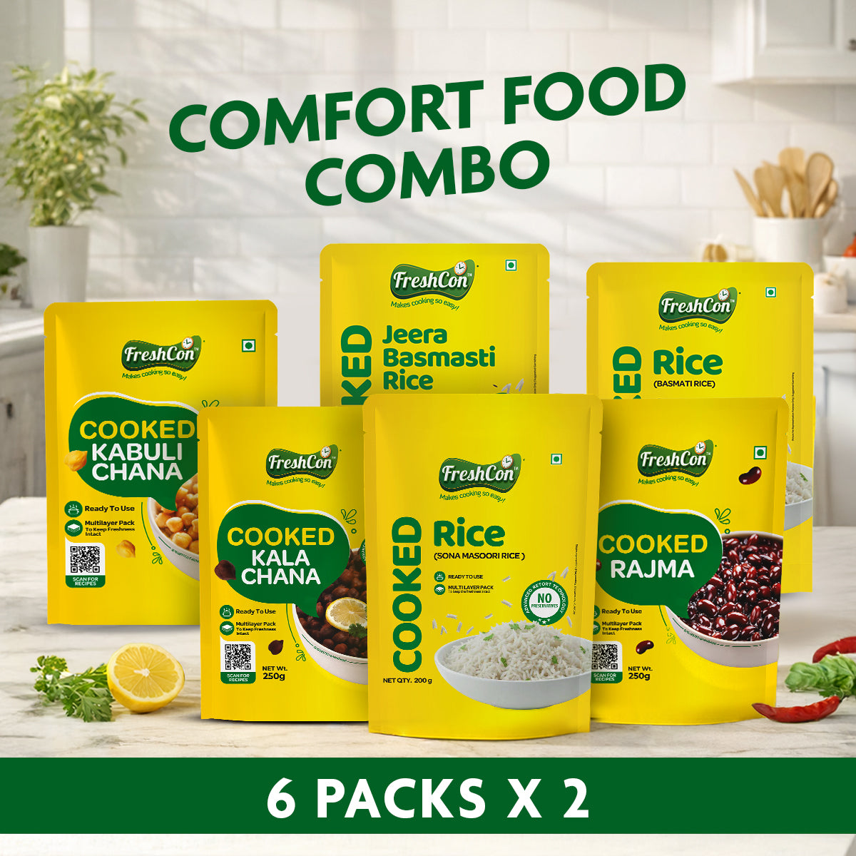 Comfort Food Combo | Soaked & Boiled | Ready To Use