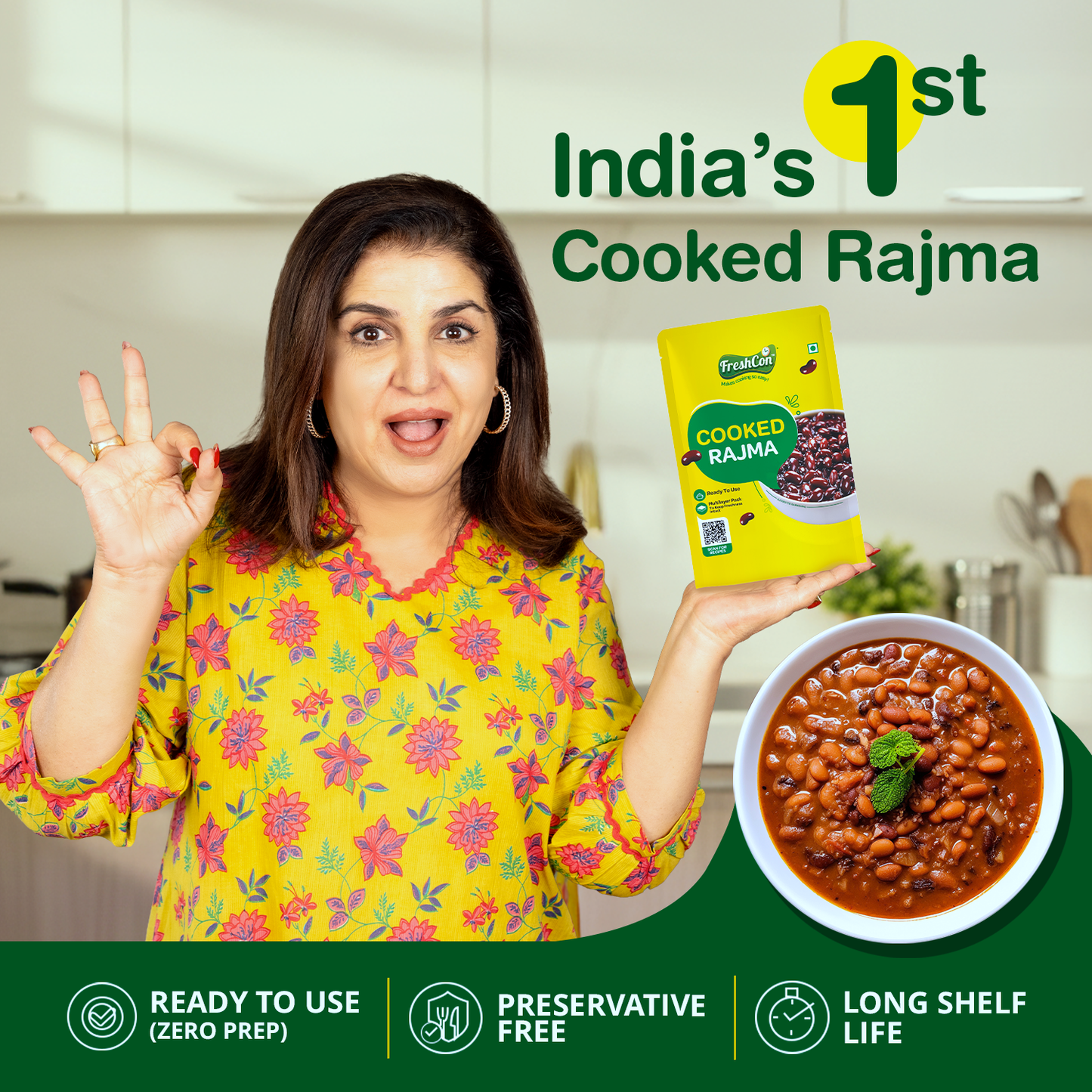 Perfectly Cooked Rajma (Kidney Beans) | Soaked & Boiled, Ready To Eat