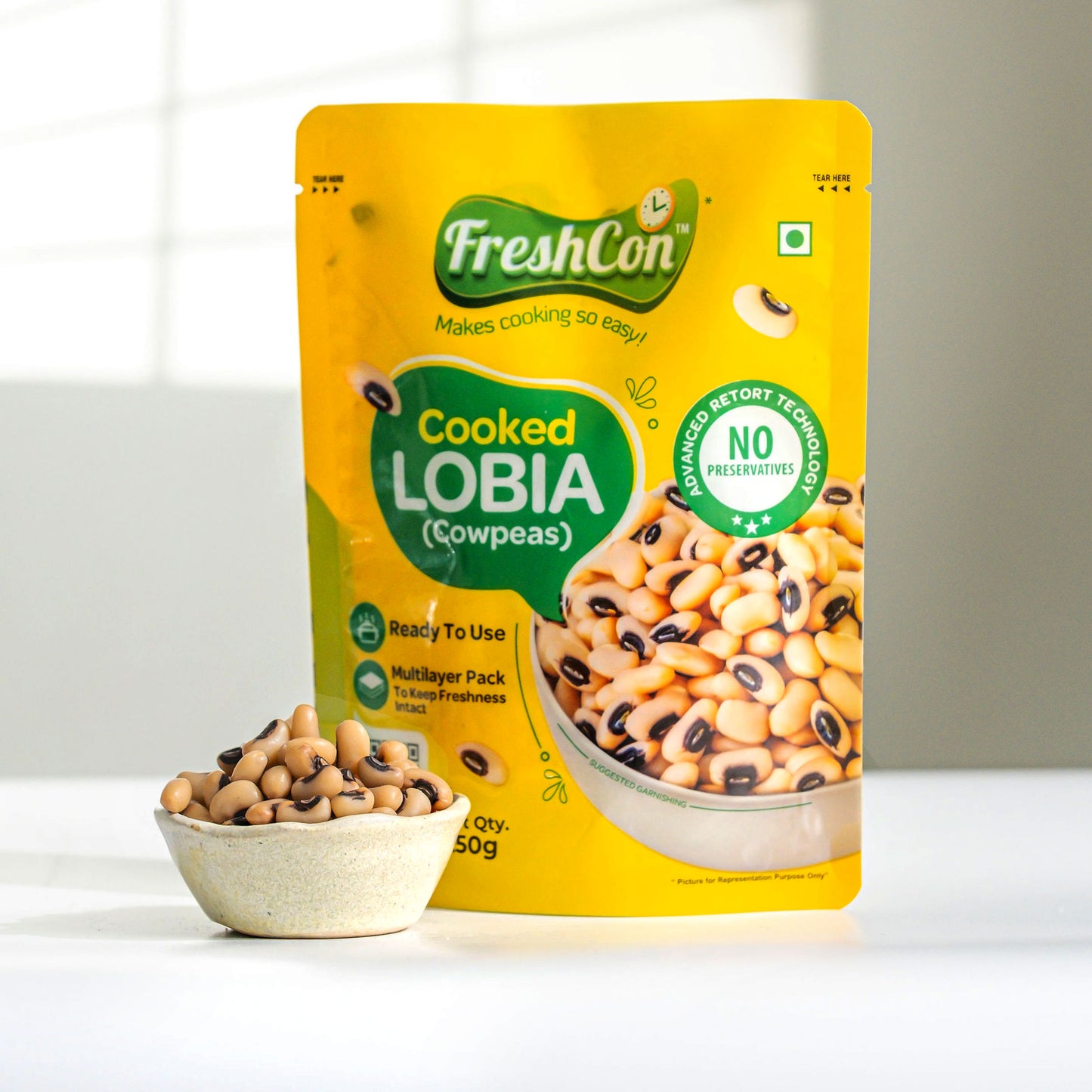 Sweet Corn & Lobia Combo | Pre-Cooked Ingredients | Ready-To-Use