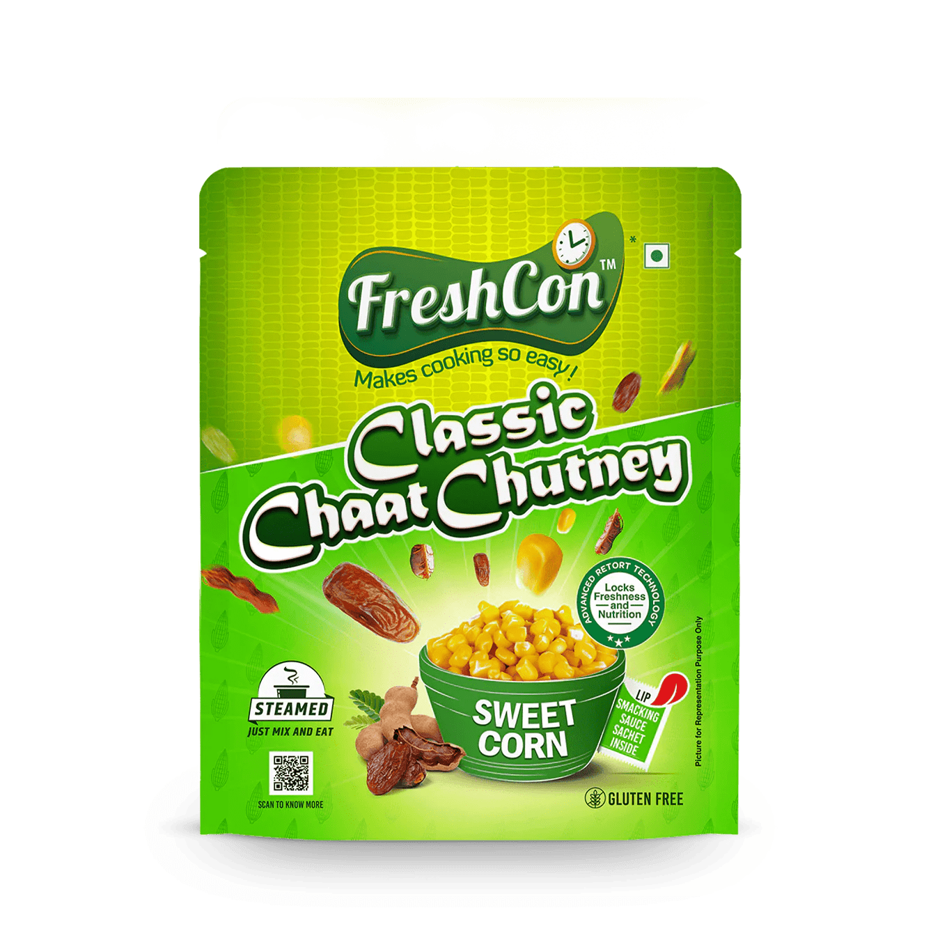 Ready-to-Eat Sweet Corn - Classic Chat Chutney | Perfectly Boiled