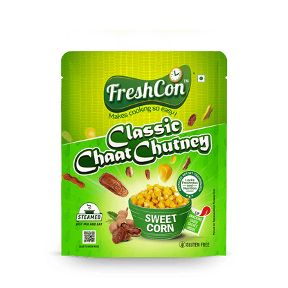 Ready-to-Eat Sweet Corn - Classic Chat Chutney | Perfectly Boiled