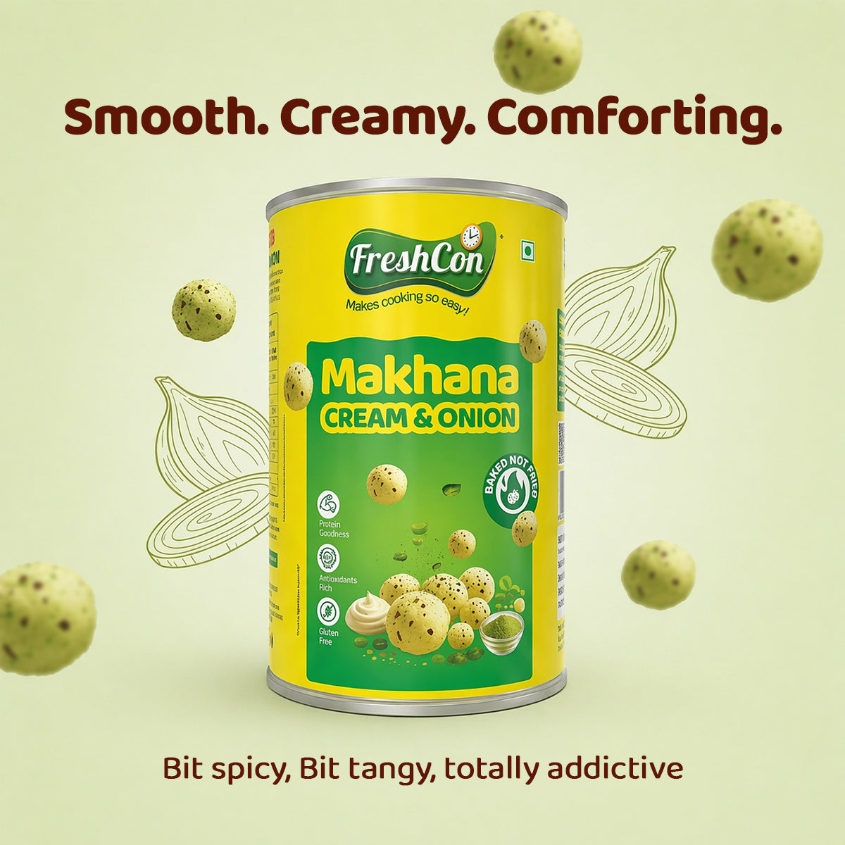 Cream and Onion Makhana