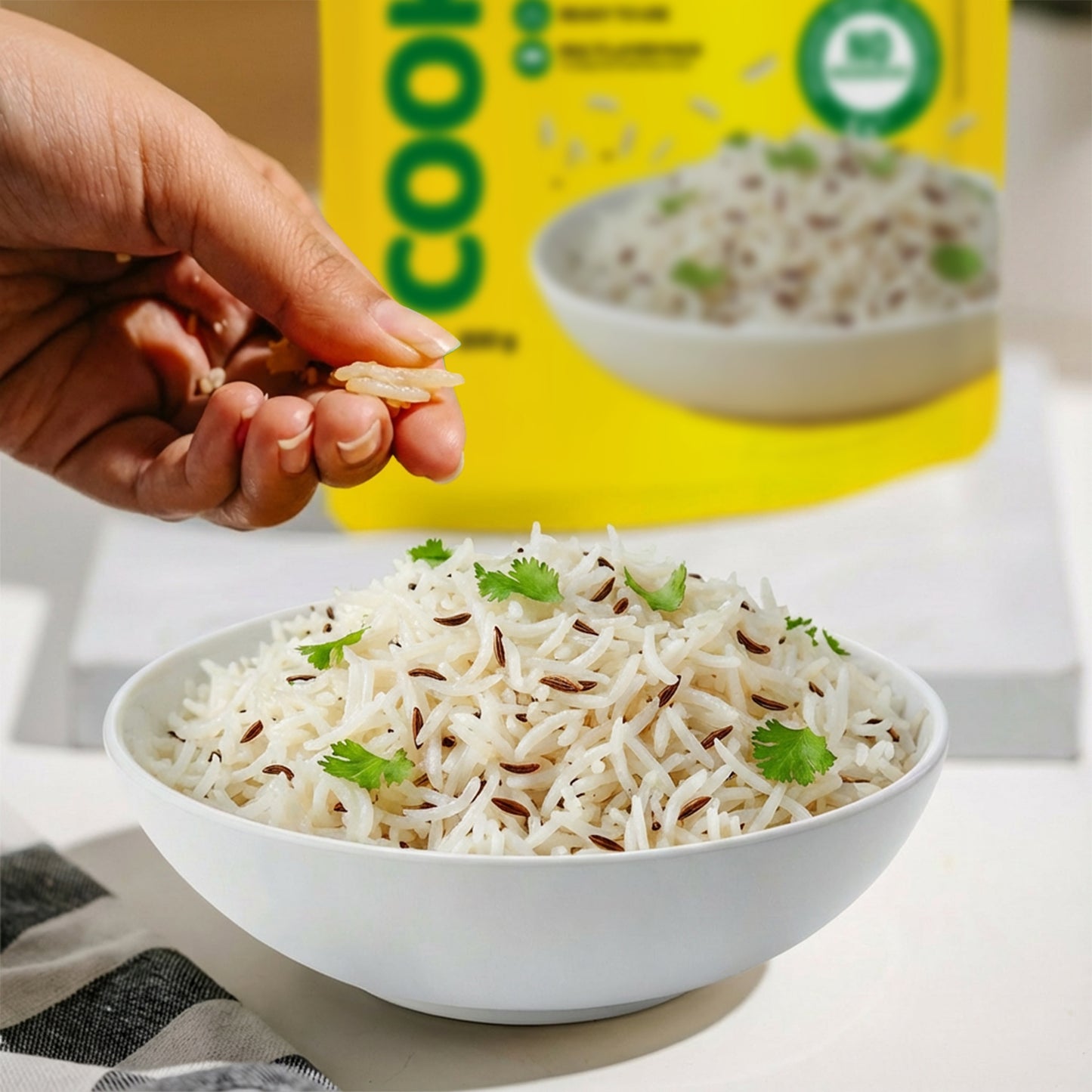 Ready-to-eat Cooked Jeera Basmati Rice | No Preservatives