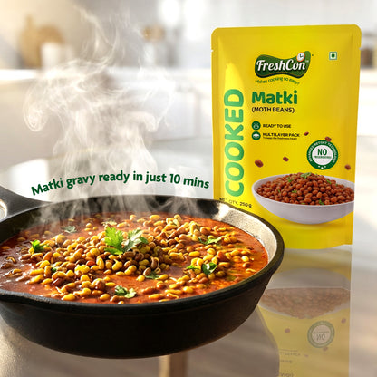 Cooked Matki