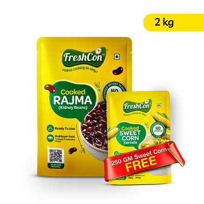 Perfectly Cooked Rajma (Kidney Beans) | Soaked & Boiled, Ready To Eat
