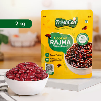 Perfectly Cooked Rajma (Kidney Beans) | Soaked & Boiled, Ready To Eat