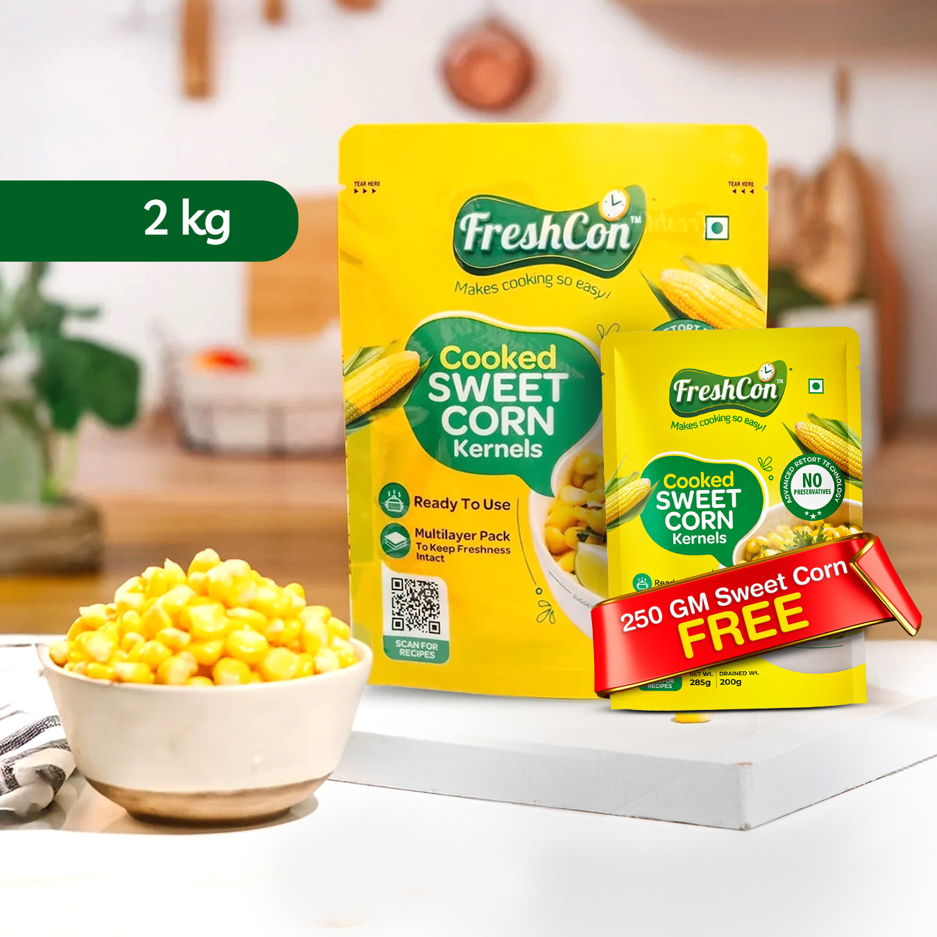 Perfectly Boiled Sweet Corn | Ready To Eat