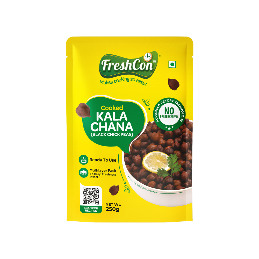 Cooked Kala Chana