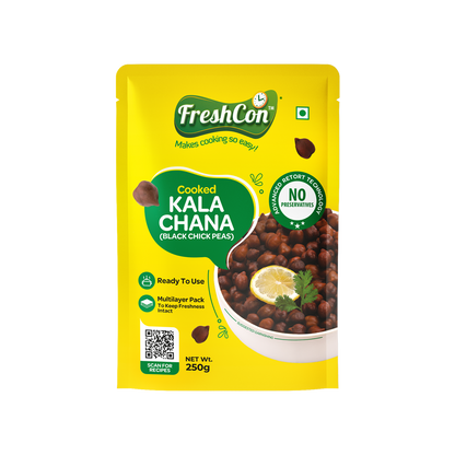 Cooked Kala Chana