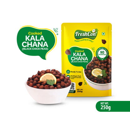 Cooked Kala Chana