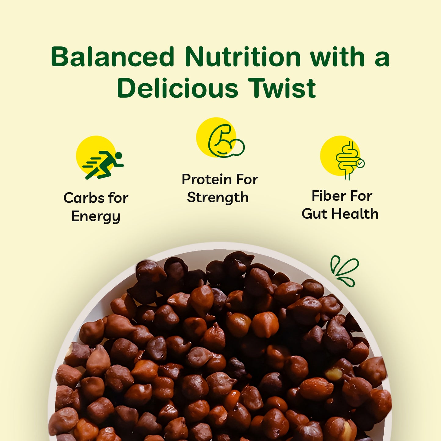 Perfectly Cooked Kala Chana (Black Chick Peas) | Soaked & Boiled, Ready To Eat