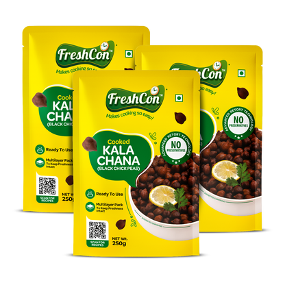Cooked Kala Chana