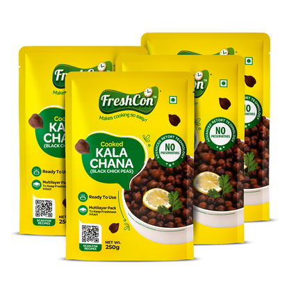 Cooked Kala Chana