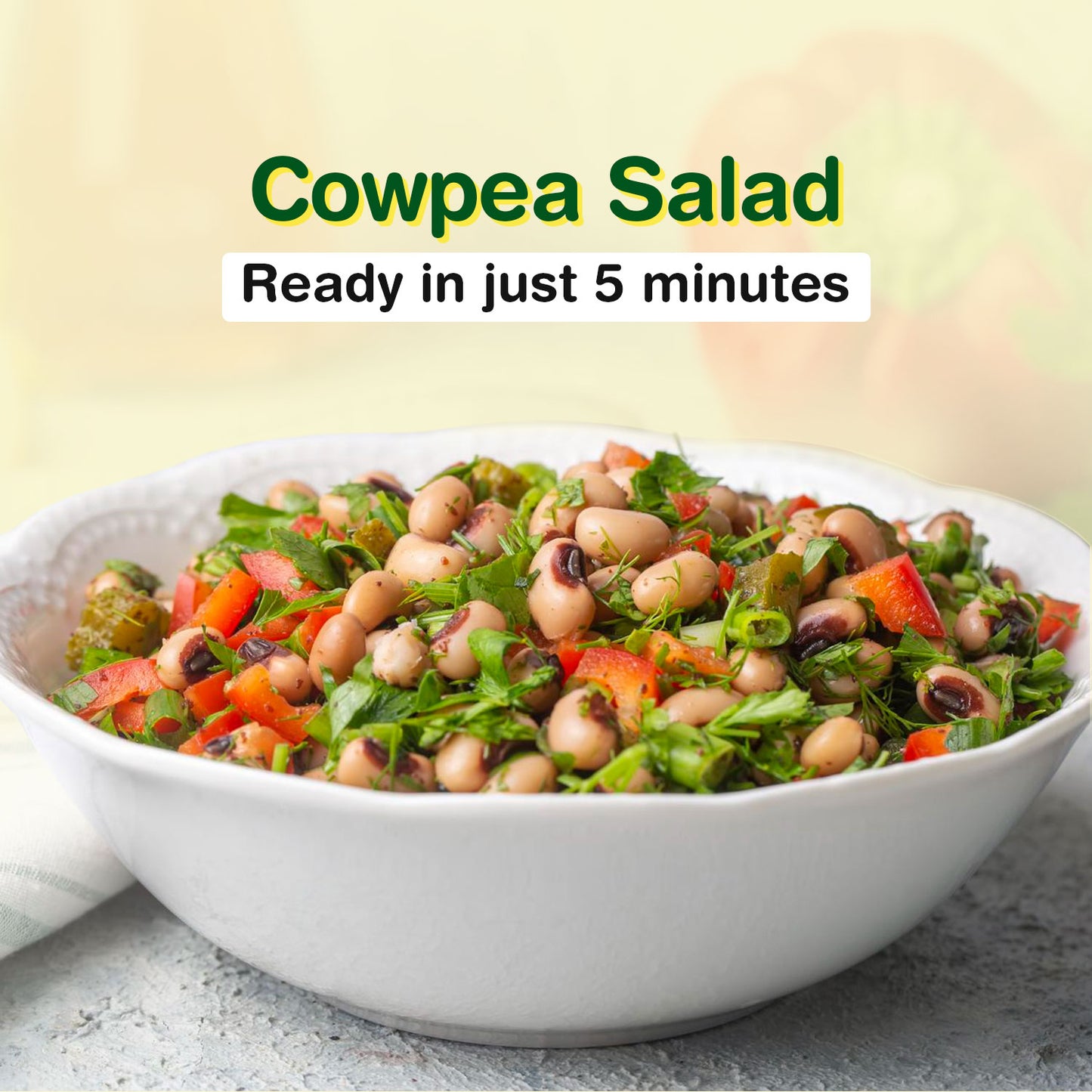 Perfectly Cooked Lobia (Cowpeas) | Soaked & Boiled, Ready To Eat