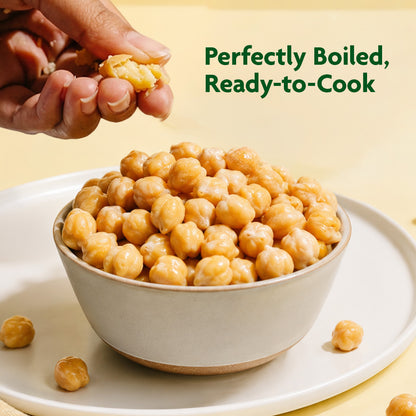 Ready-to-use Boiled Kabuli Chana (Chick Peas) | No Preservatives