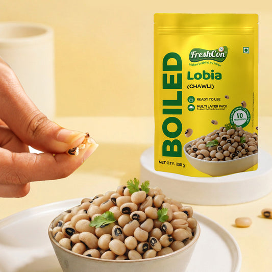 Ready-to-Cook Boiled Lobia (Cowpeas) | No Preservatives