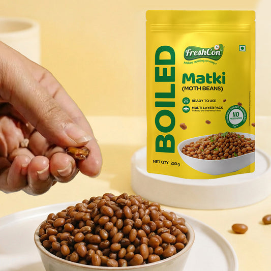 Ready-to-use Boiled Matki (Moth Beans) | No Preservatives