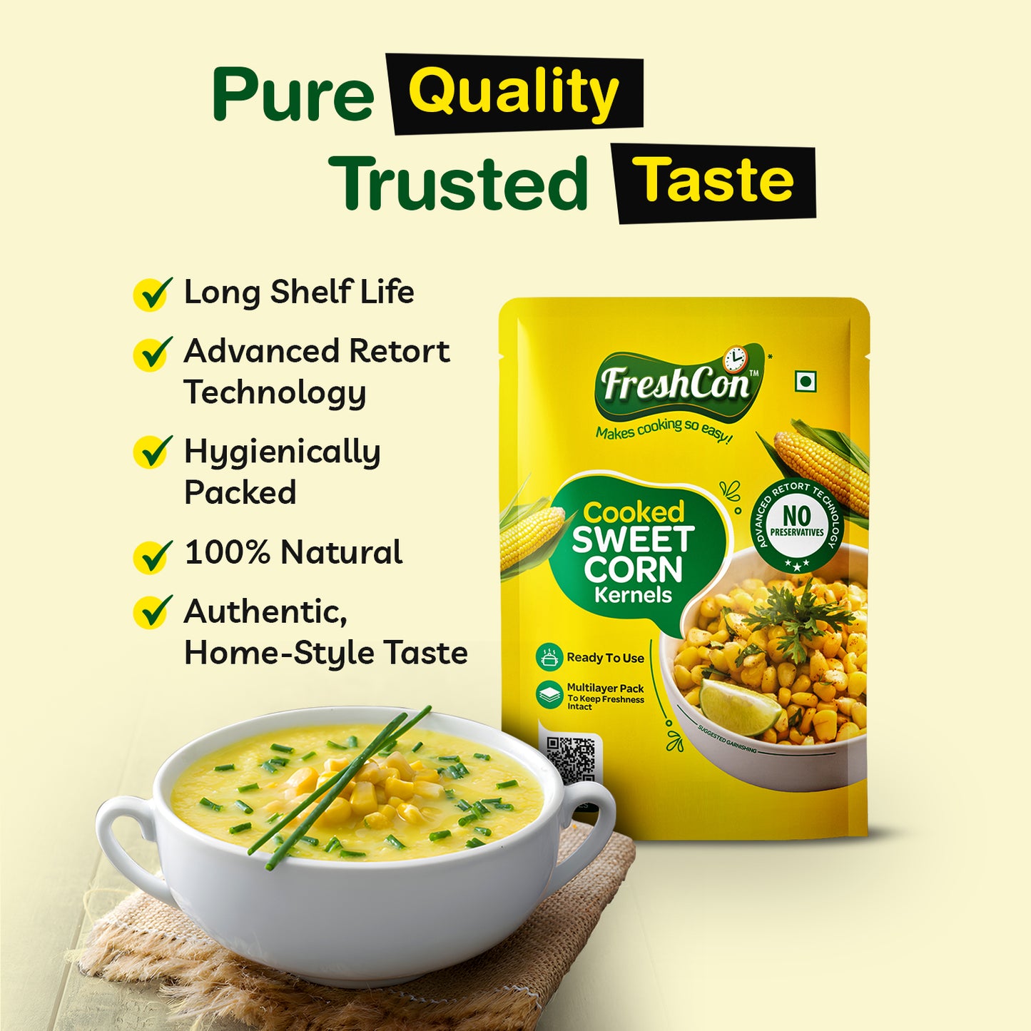 Perfectly Boiled Sweet Corn | Ready To Eat