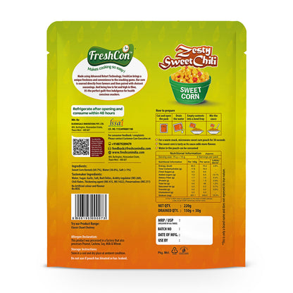 Ready-To-Eat Sweet Corn - Zesty Sweet Chili Flavour | Perfectly Boiled