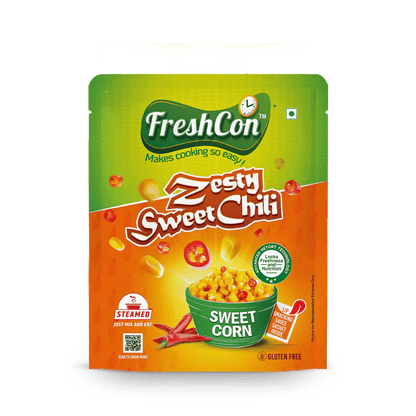 Ready-To-Eat Sweet Corn - Zesty Sweet Chili Flavour | Perfectly Boiled
