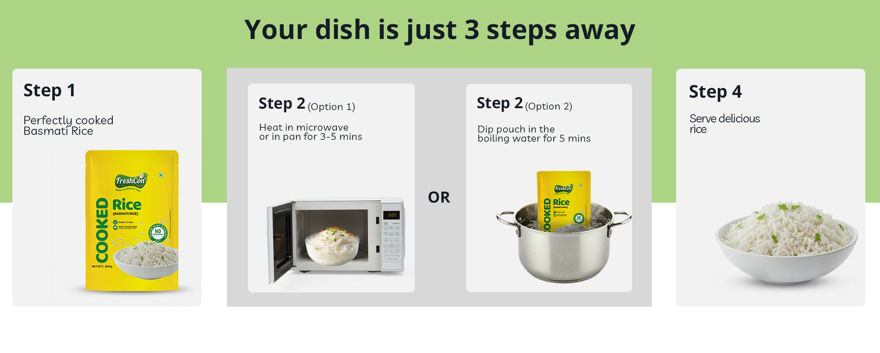 How to use Cooked Basmati Rice