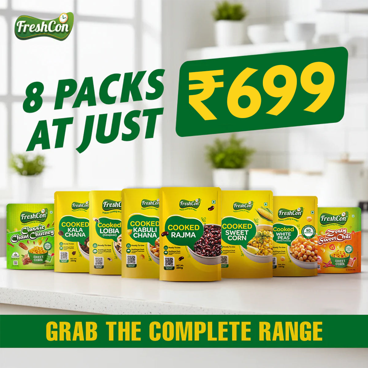 Freshcon Family Pack – Complete Ready-to-Use Meal Essentials