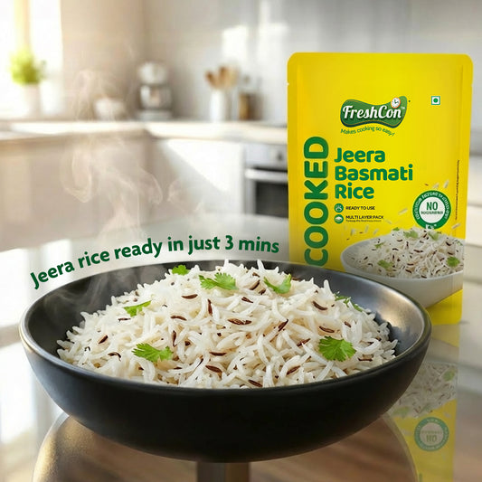 Cooked Jeera Basmati Rice