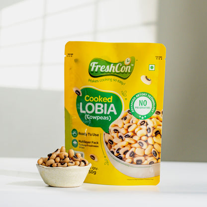 Ready-to-use Cooked Lobia (Cowpeas) | No Preservatives